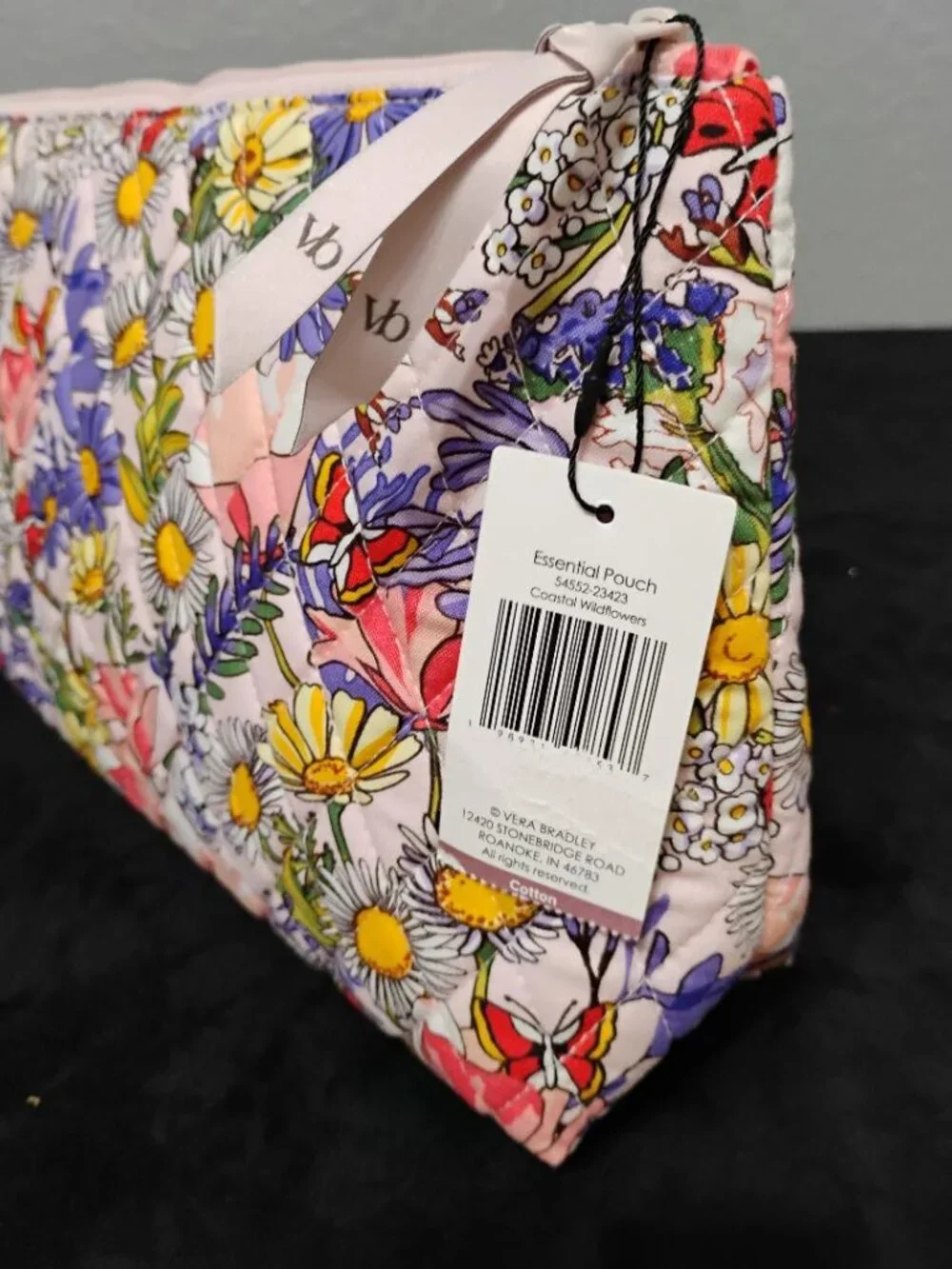 Vera Bradley Essential Pouch Coastal Wildflowers NWT